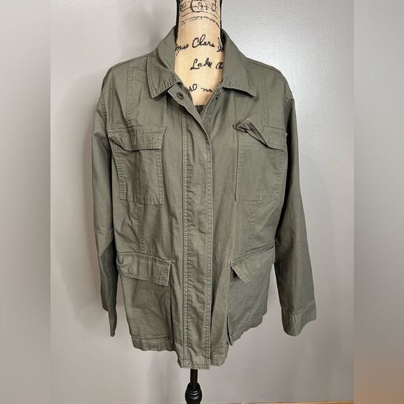 Universal Thread army green jacket size xxl baddie hobo grunge New - Picture 2 of 8